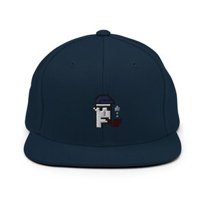 Crypto Hat, CryptoPunk Alien Pipe #7804 Snapback Hat