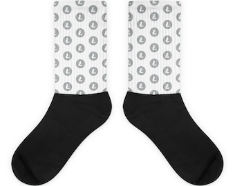crypto socks, Litecoin, bitcoin blockchain crypto-currency alt-coin Socks