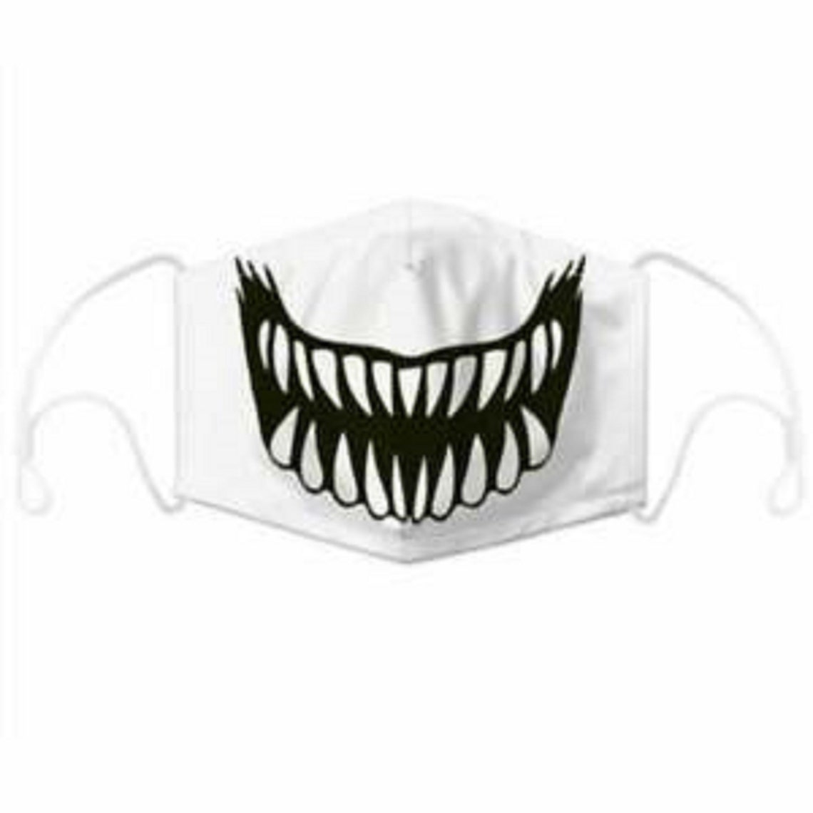 Design Masks Sharp Teeth Face Mask Washable Adjustable Etsy