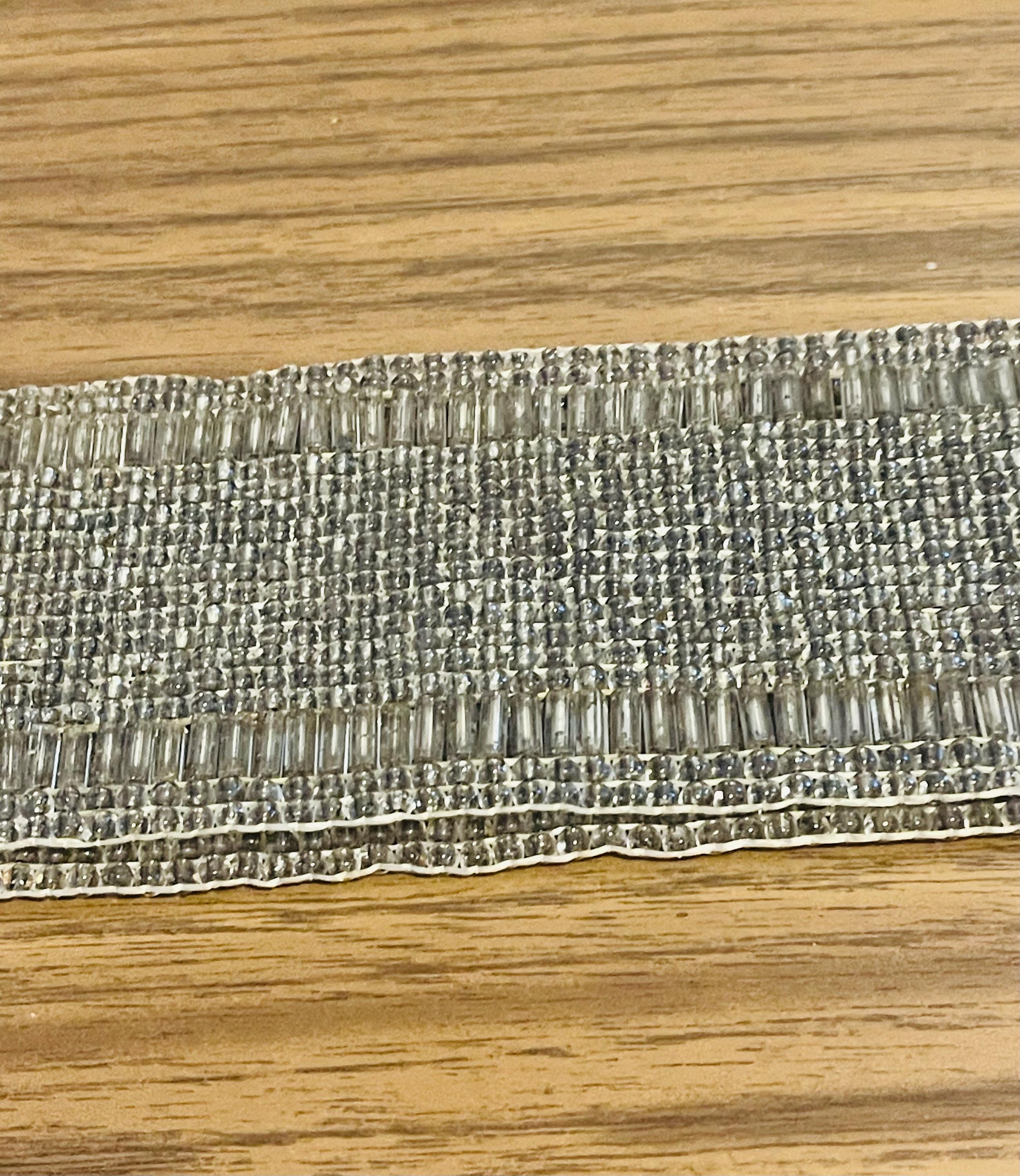 Vintage Hollister Silver Beaded Stretch Belt - Etsy Ireland