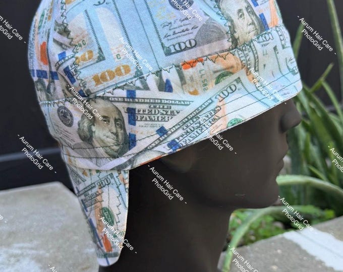 Money Cotton Welding Caps, Biker Caps, Pipe fitter Caps (6 panels)