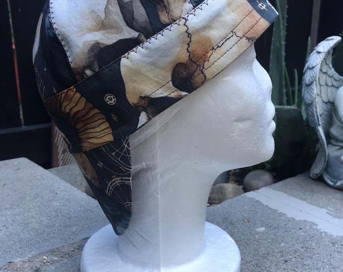 Skulls 3 Cotton Welding Caps, Biker Caps, Pipe fitter Caps (6 panels)