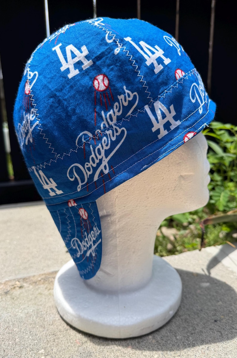 MLB Teams Vändbara Bomullssvetsmössor, Bikerhjälm Dödskallemössor, Bomullstyg, Rörläggningsmössor, Svetsmatta, Hjälm, Handgjorda (6 paneler) bild 9