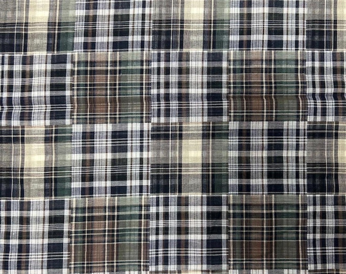 Plaid Contrast Color Cotton Welding Caps, Biker Caps, Pipe fitter Caps (6 panels)