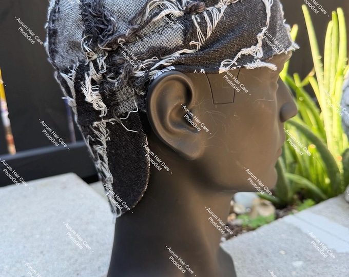Distressed Denim Caps (6 panels)