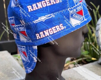 NHL Teams Cotton Welding Caps, Biker Helmet Skull Caps, Cotton Fabric, Pipe Fitter Caps, Weld Cap, Hard Hat, Handmade (6 panels)