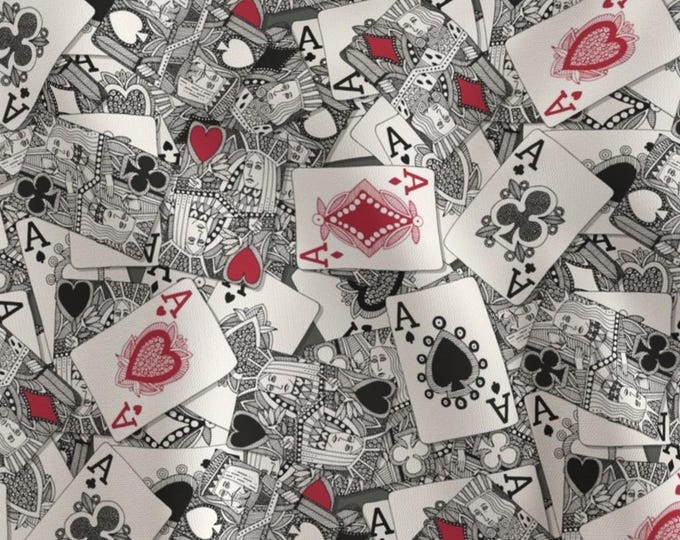 Deck of Cards Cotton Welding Caps, Biker Caps, Pipe fitter Caps (6 panels)