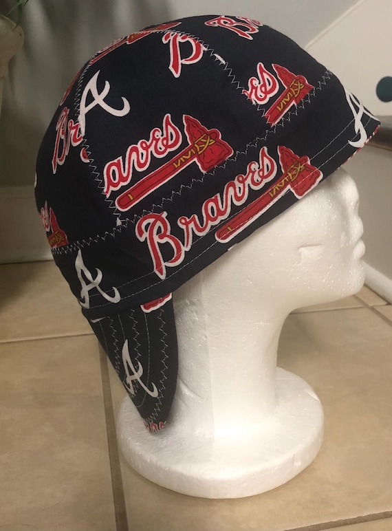 MLB Teams Reversible Cotton Welding Caps, Biker Helmet Skull Caps, Cotton Fabric, Pipe Fitter Caps, Weld Cap, Hard Hat, Handmade (6 panels)