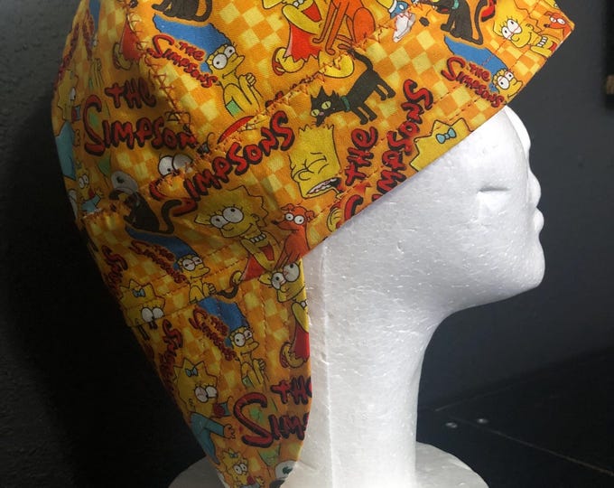 The Simpsons Cotton Welding Caps, Biker Caps, Pipe fitter Caps (6 panels)