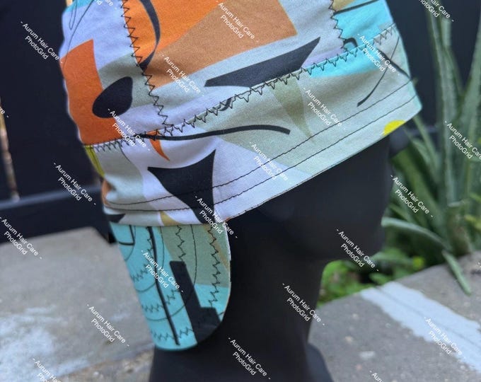 Abstract Cotton Welding Caps, Biker Caps, Pipe fitter Caps (6 panels)
