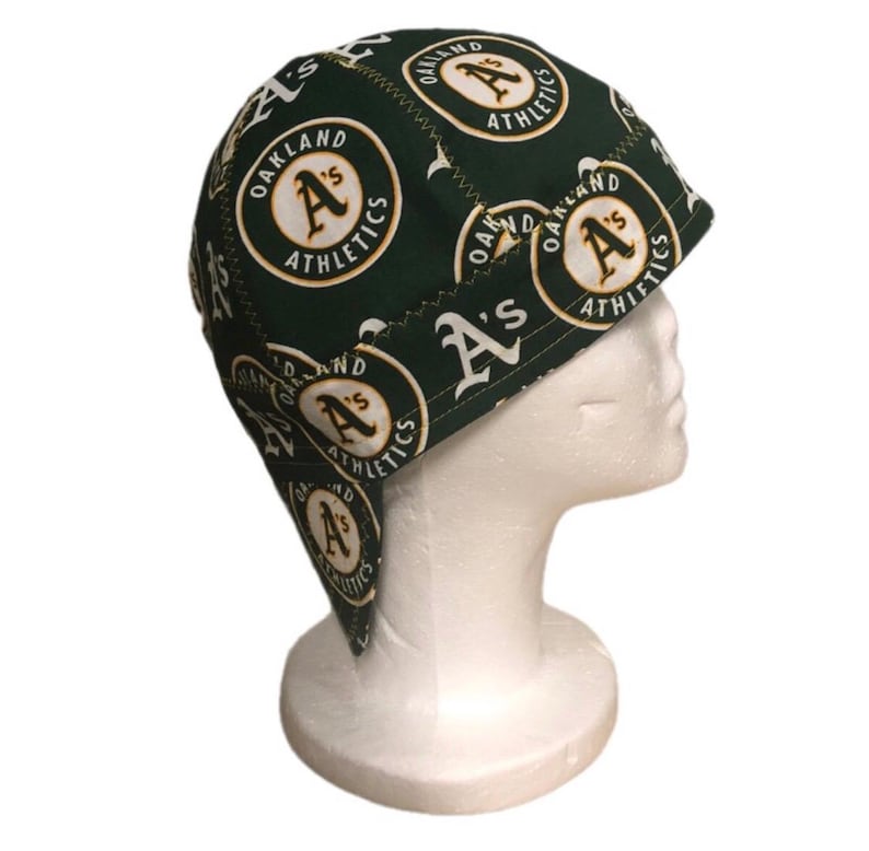 MLB Teams Vändbara Bomullssvetsmössor, Bikerhjälm Dödskallemössor, Bomullstyg, Rörläggningsmössor, Svetsmatta, Hjälm, Handgjorda (6 paneler) bild 6