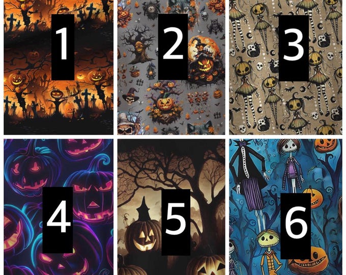 Halloween Cotton Welding Caps, Biker Caps, Pipe fitter Caps (6 panels)