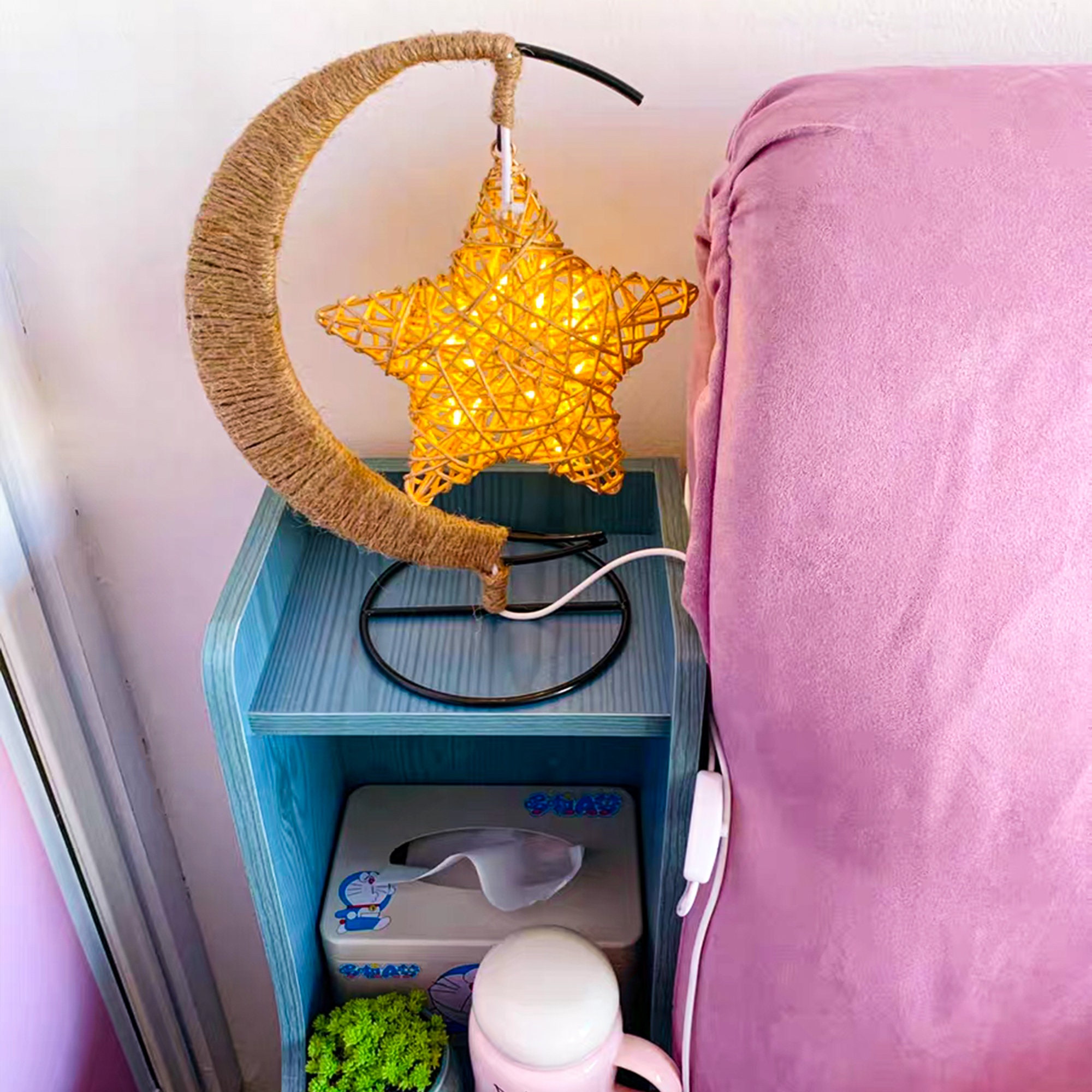 Stern Kinderzimmer Dekoration Nachtlicht Bindfäden | Etsy