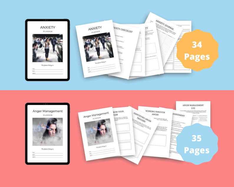 BUNDLE of 11 Emotion Journals in Canva Customizable Etsy