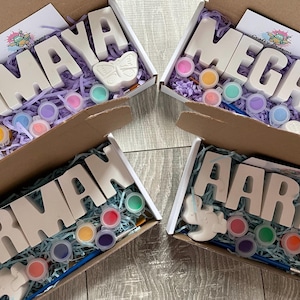 Paint your own name! ~ children’s personalised paint kit ~ birthday gift ~ Christmas present