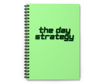 The Day Strategy Spiral Notebook for Day Traders / Ruled Notebook / Trading Notebook / Trading Journal