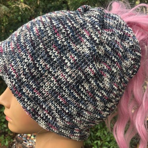 Chunky Twist Top Knit Beanie / Skull Cap