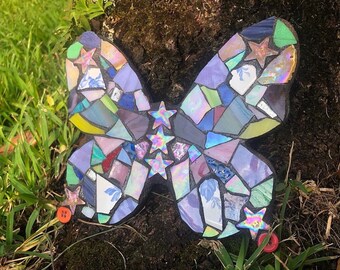 Seeing Stars Butterfly Mosaic Wall Art