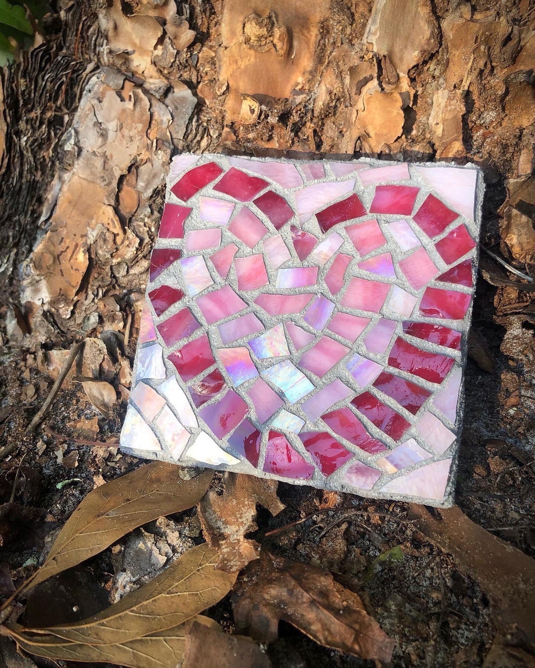 Heartbreaker Mosaic Tile Wall Art Etsy