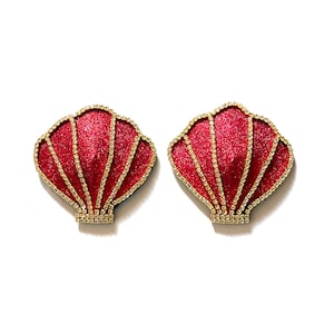 CALYPSO PINK Glitter and Rhinestone Nipple Pasty, Covers (2pcs) for Burlesque Lingerie Raves and Festivals