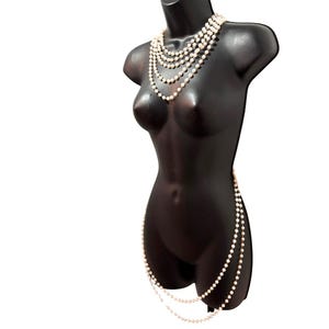 Pearl Body Chain Harness - Etsy