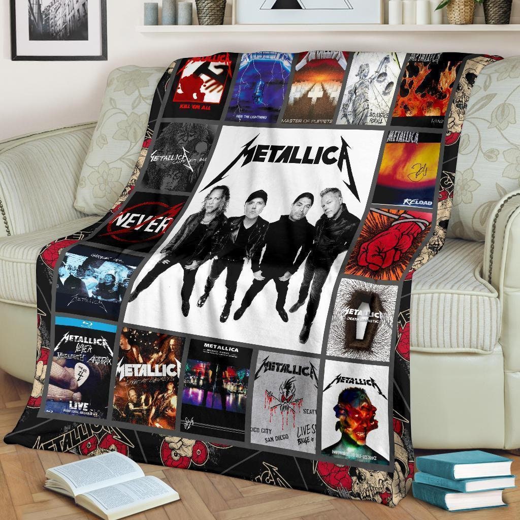 Metallica Band blanket quilt Hetfield Lars Ulrich Kirk Etsy