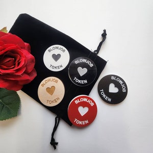 BLOW JOB TOKEN, Blow Job Token, Naughty token, gift for him, valentines token, Blowjob token, adult, gift, valentines