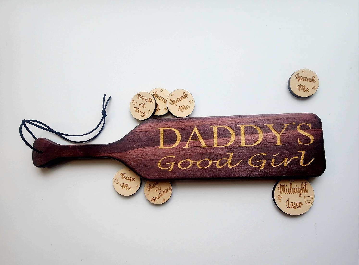 Daddys Good Girl Paddle Custom BDSM Spanking Paddle photo