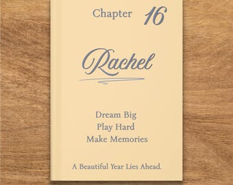 Kawaii Cute Cat Personalized Journal Notebook - Dream Big Play Hard Make Memories Diary for Students & Cat Lovers