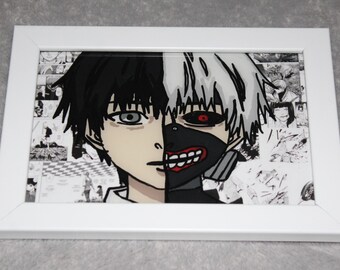 Tokyo Ghoul Painting Etsy Tokyo Ghoul Painting Etsy