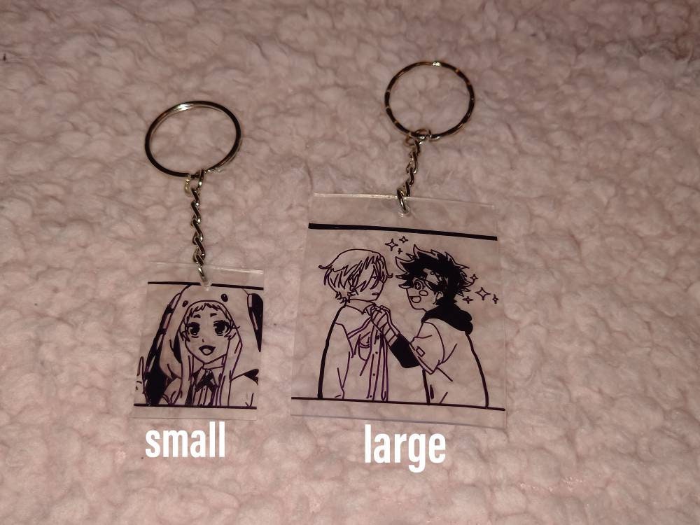Anime Keyrings Etsy