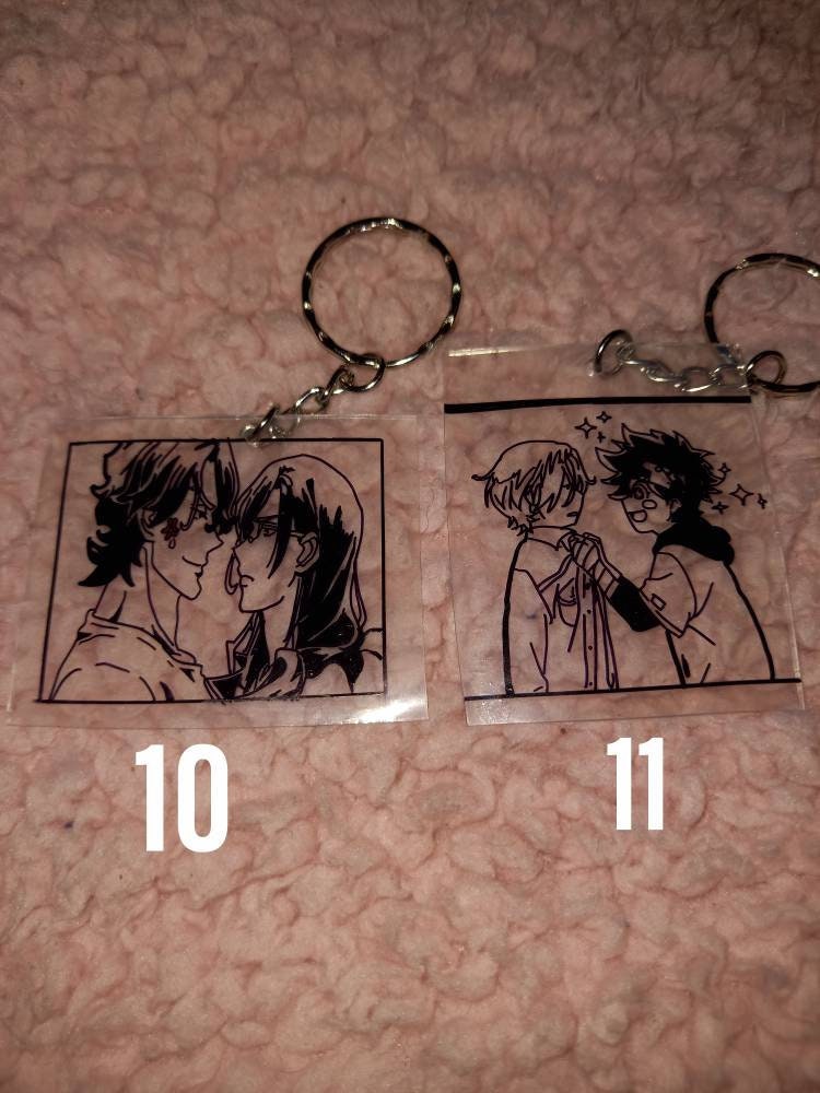 Anime Keyrings Etsy