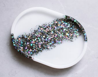 Trinket Tray with Glitter