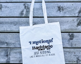感情的な荷物トート