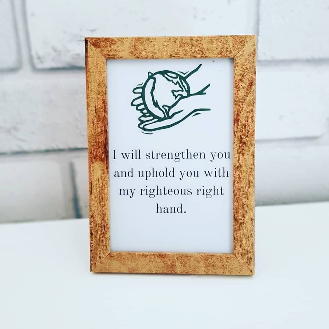 Framed bible verse prints | Etsy