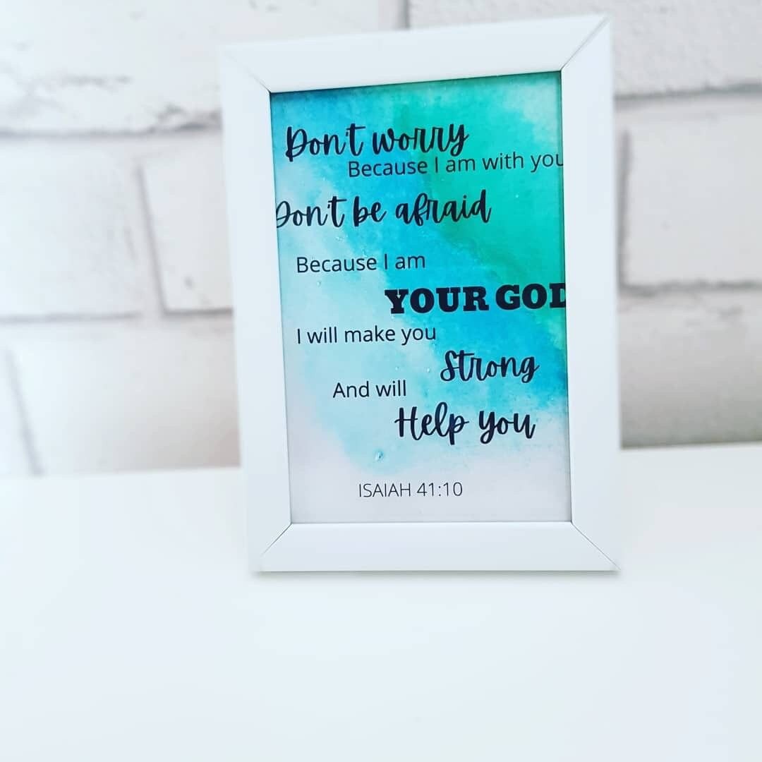 framed bible verse prints etsy