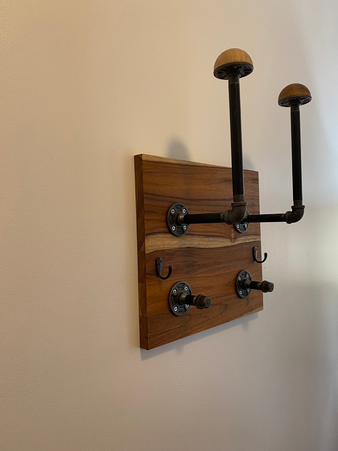 Double Motorcycle Helmet Jacket Rack Etsy