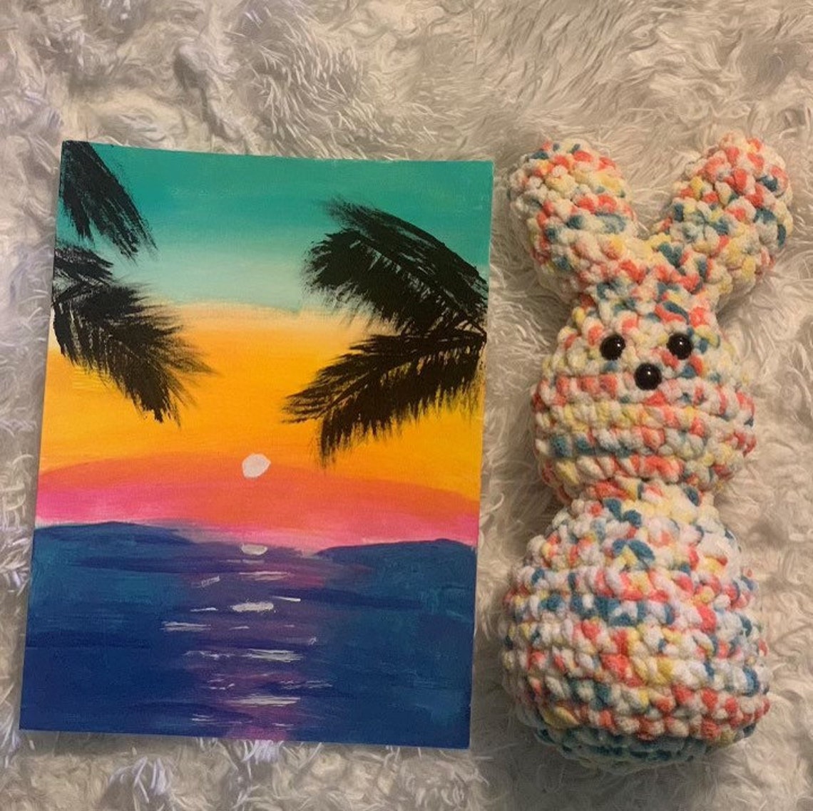 jumbo peep plush bunny