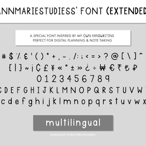 My Handwriting Font Extended Version image 1