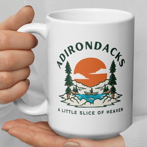 Adirondack Mountains Coffee Mug: Hiking New York Gift