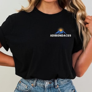 Adirondack Mountain T-Shirt - NY Hiking Gift - Graphic Unisex Tee - Outdoor Adventure Shirt - ADK Mountain T-Shirt