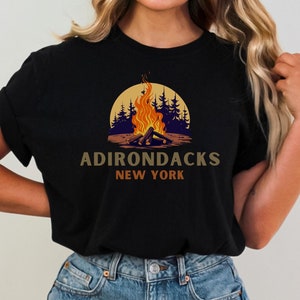 Adirondack Mountain T-Shirt - NY Hiking Gift - Graphic Unisex Tee - Outdoor Adventure Shirt - ADK Mountain T-Shirt