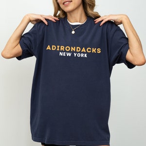 Adirondack Mountain T-Shirt - NY Hiking Gift - Graphic Unisex Tee - Outdoor Adventure Shirt - ADK Mountain T-Shirt