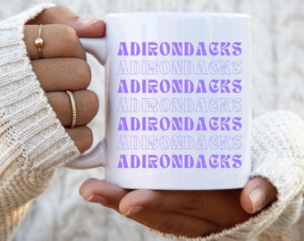 Adirondack Mountains Coffee Mug: Hiking New York Gift