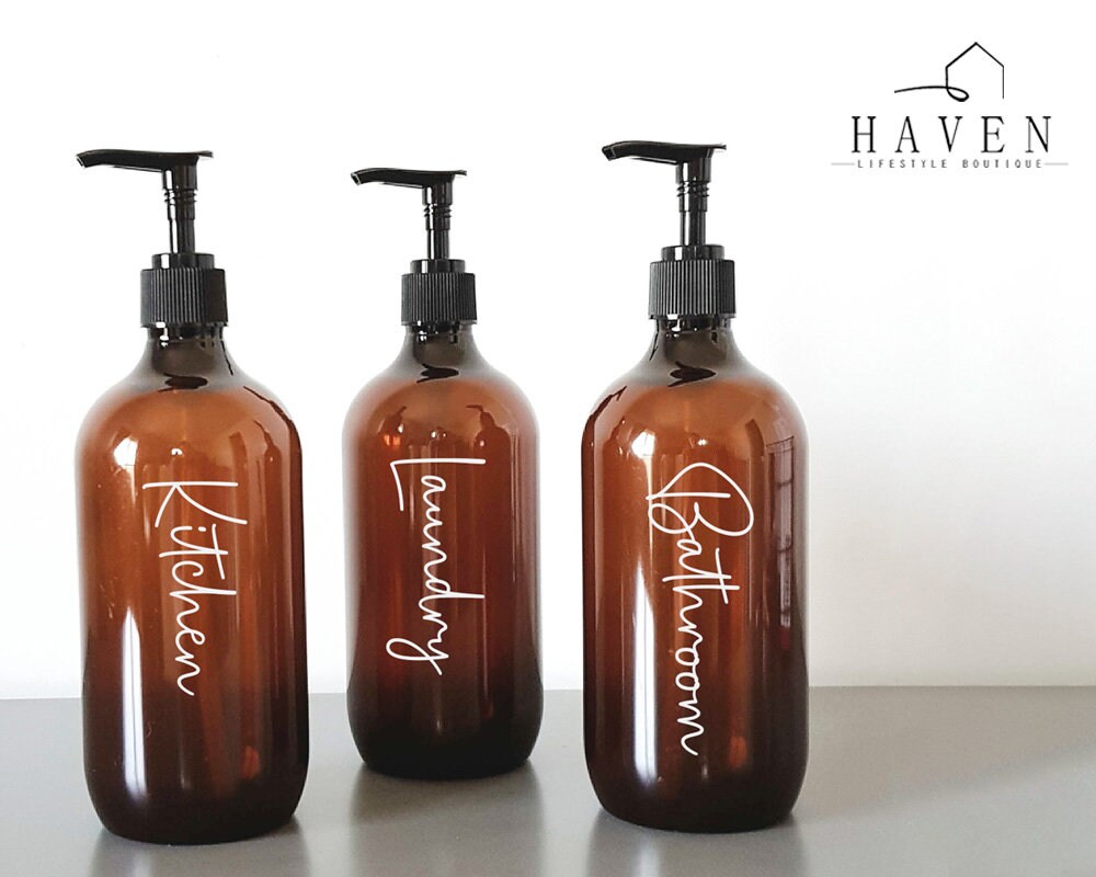 CUSTOM BATHROOM BOTTLE Labels Shampoo Labels Waterproof Etsy Australia