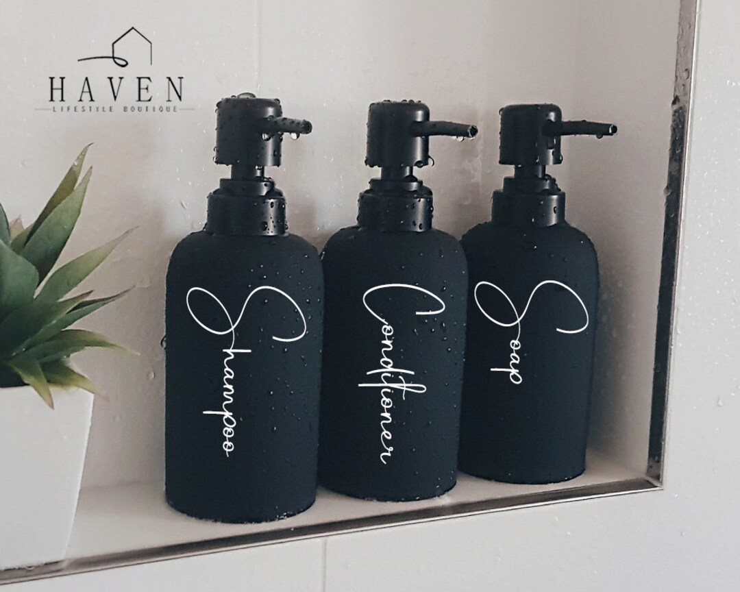 CUSTOM BATHROOM BOTTLE Labels Shampoo Labels Waterproof Etsy Australia