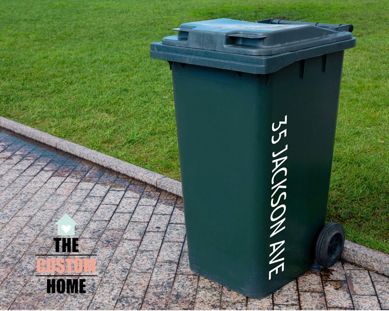 CUSTOM WHEELIE BIN Stickers Bin Labels Waterproof Labels Etsy Australia
