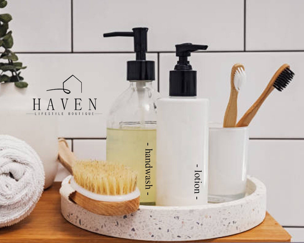 CUSTOM BATHROOM BOTTLE Labels Shampoo Labels Waterproof Etsy Australia