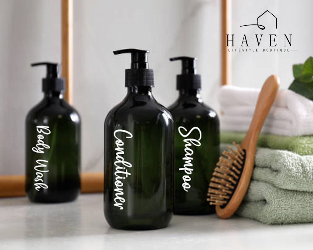 CUSTOM BATHROOM BOTTLE Labels Shampoo Labels Waterproof Etsy Australia