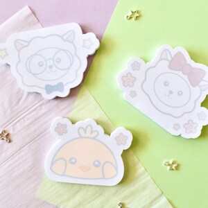 Blocos de notas pastel | Artigos de papelaria primavera | Bloco de notas pastel | Lista de tarefas | Notas | Bloco de notas fofo Kawaii | Anotações | Papelaria Estética